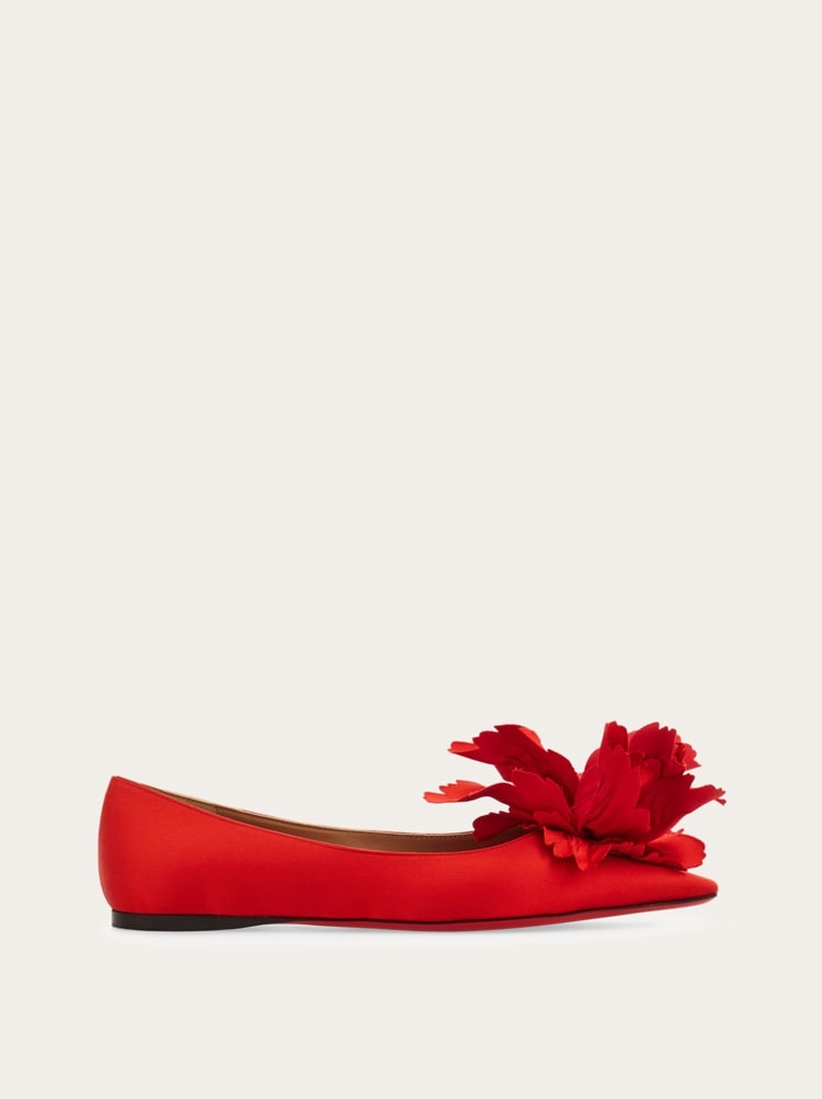 Flower embellished ballet flat Gallery image 1