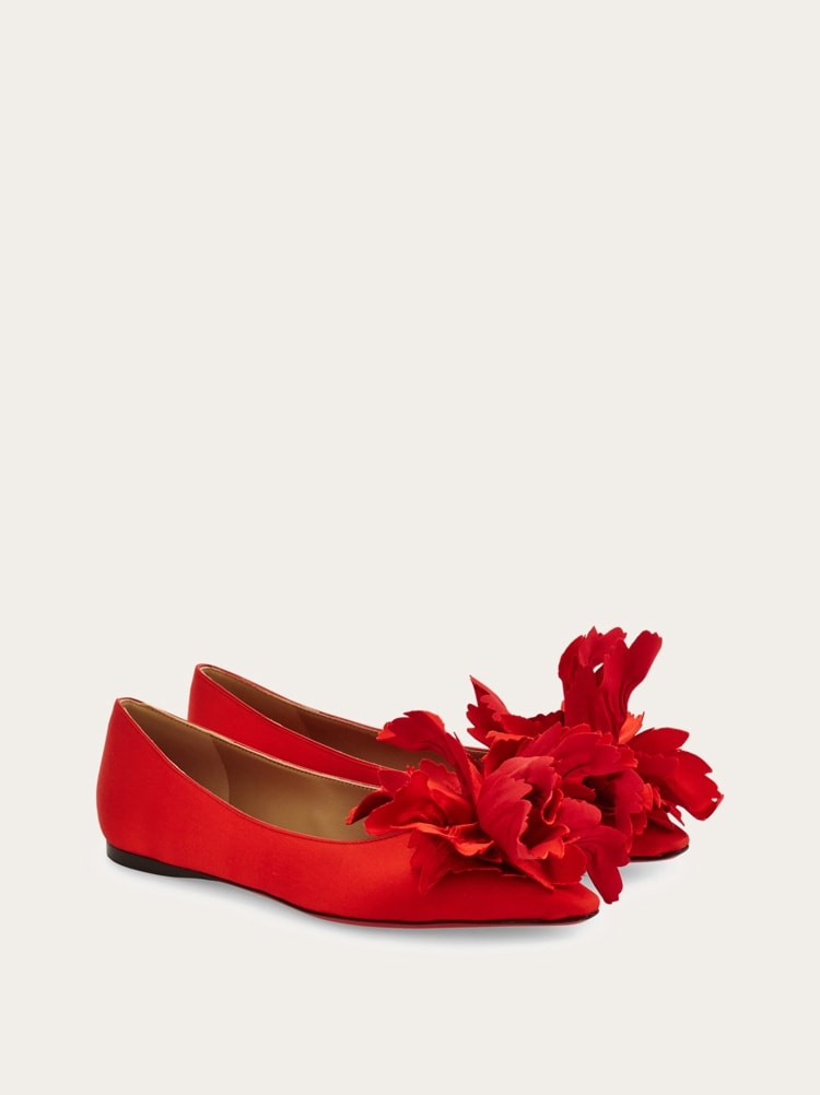 Flower embellished ballet flat Gallery image 2