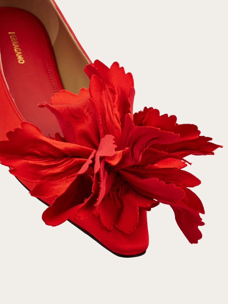 Flower embellished ballet flat Gallery image 6