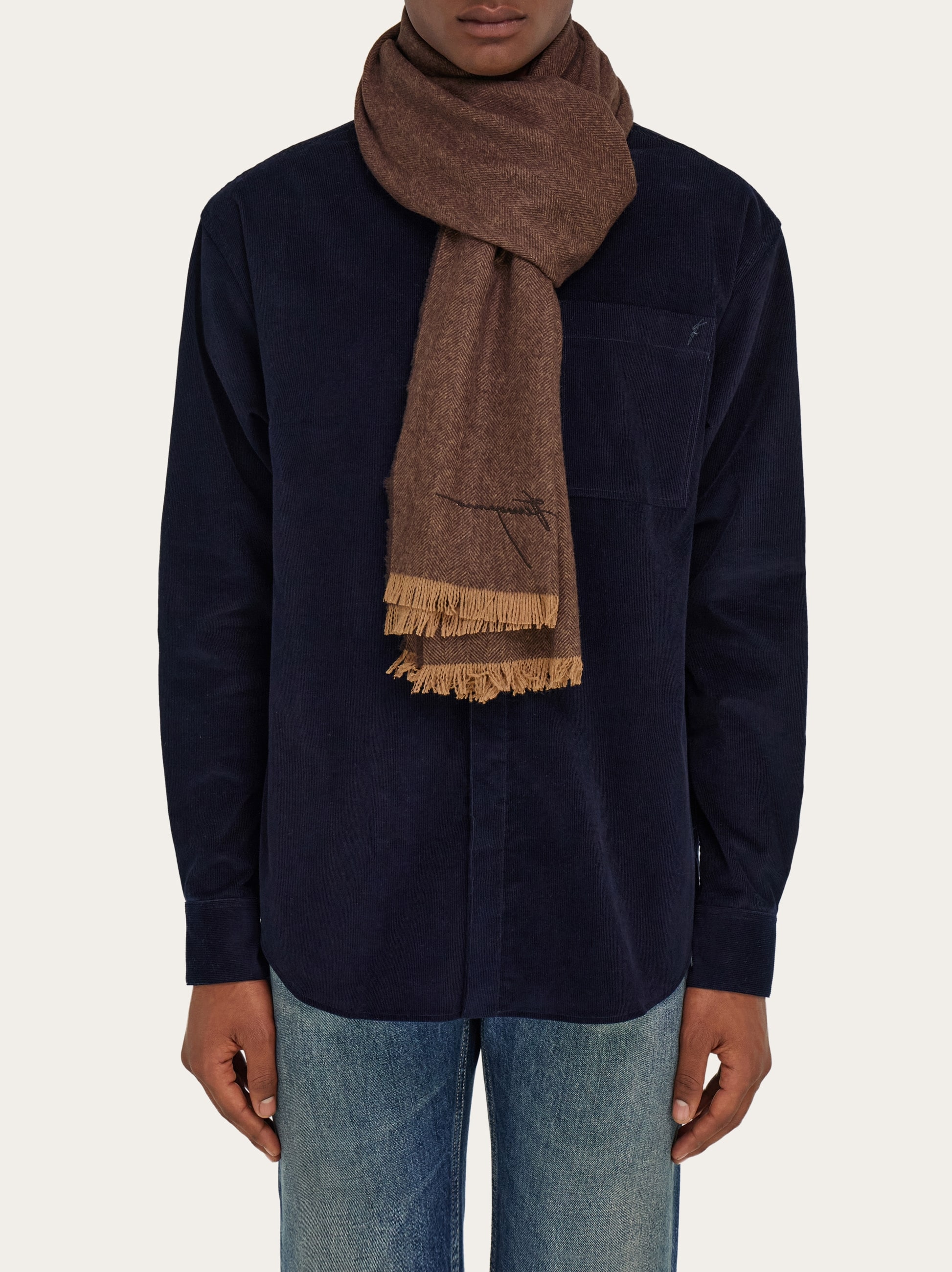 フェラガモストール スカーフ - メンズ | Ferragamo