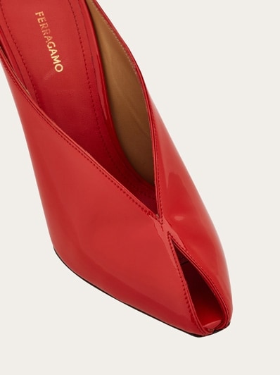 フェラガモ　ミュール(ファブリック) Salvatore Ferragamo フェラガモ ミュール スエード グレー