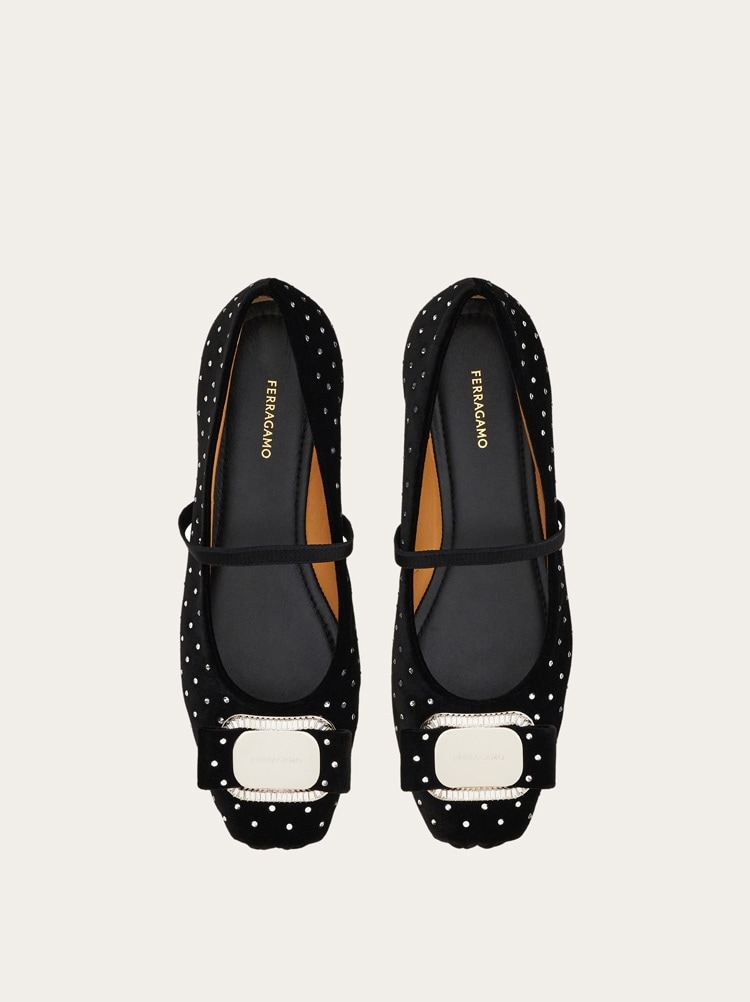 바라 버클 발레 플랫 Gallery image 3