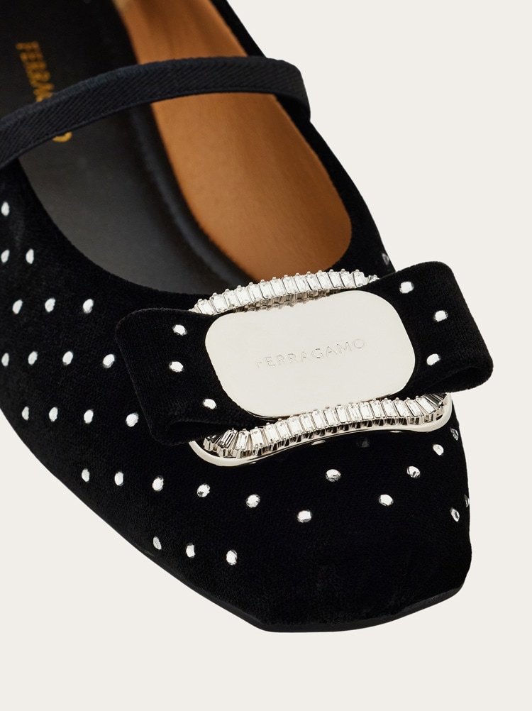 바라 버클 발레 플랫 Gallery image 6