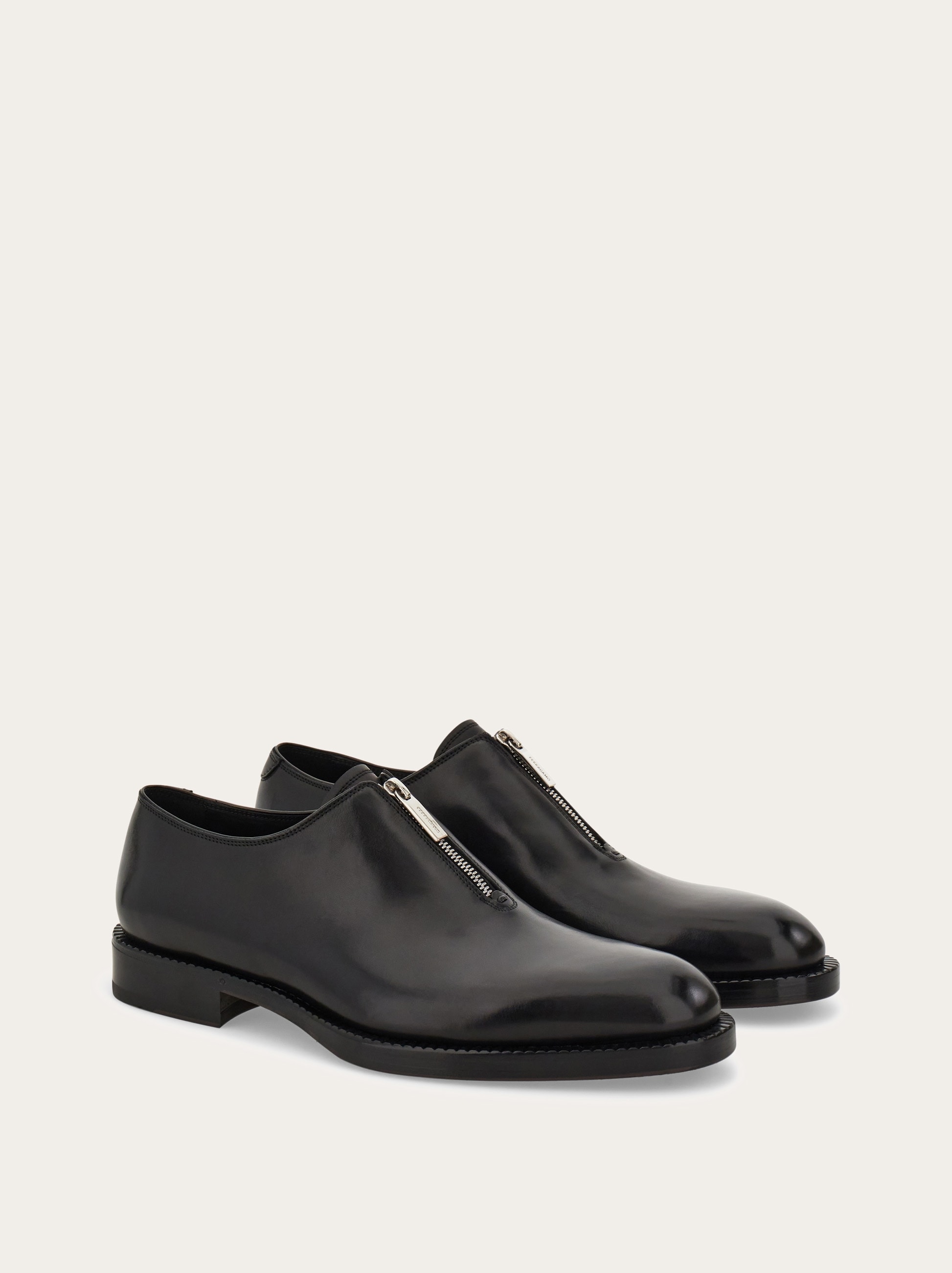 Derby shoe with zip detail - Men | Ferragamo