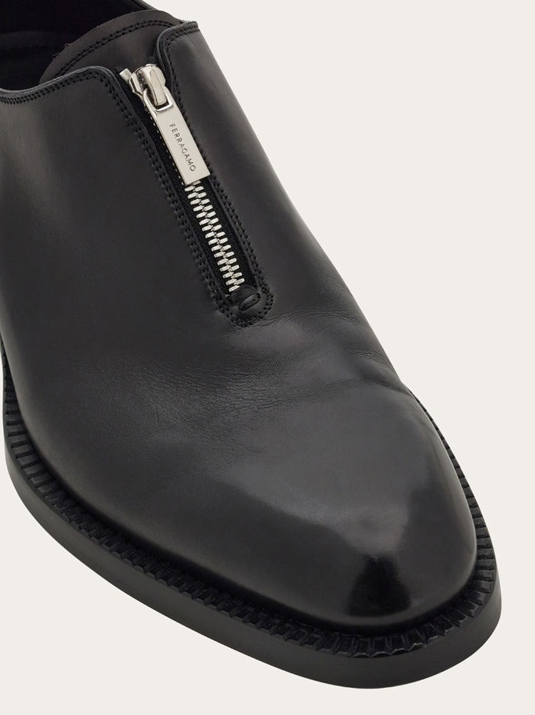 Derby shoe with zip detail - Men | Ferragamo