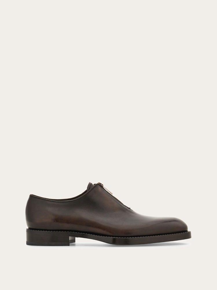 Derby shoe with zip detail Gallery image 1