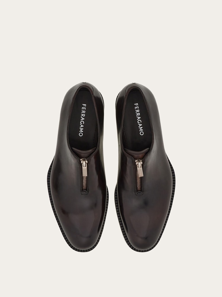 Derby shoe with zip detail Gallery image 3