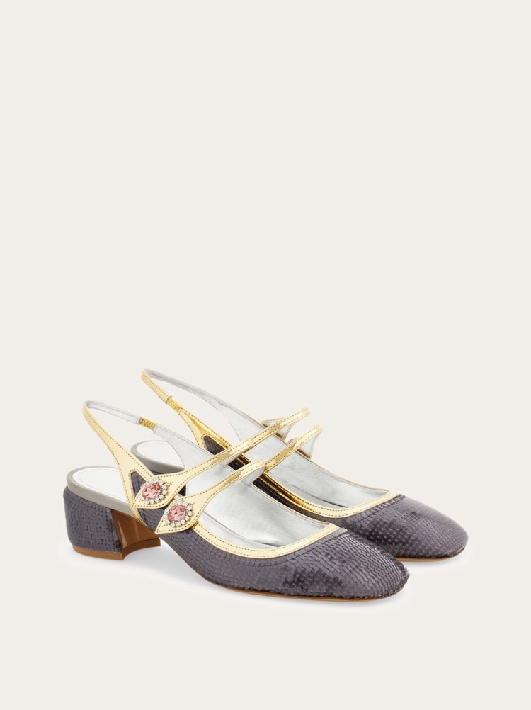 Sequin embellished slingback Gallery image 2