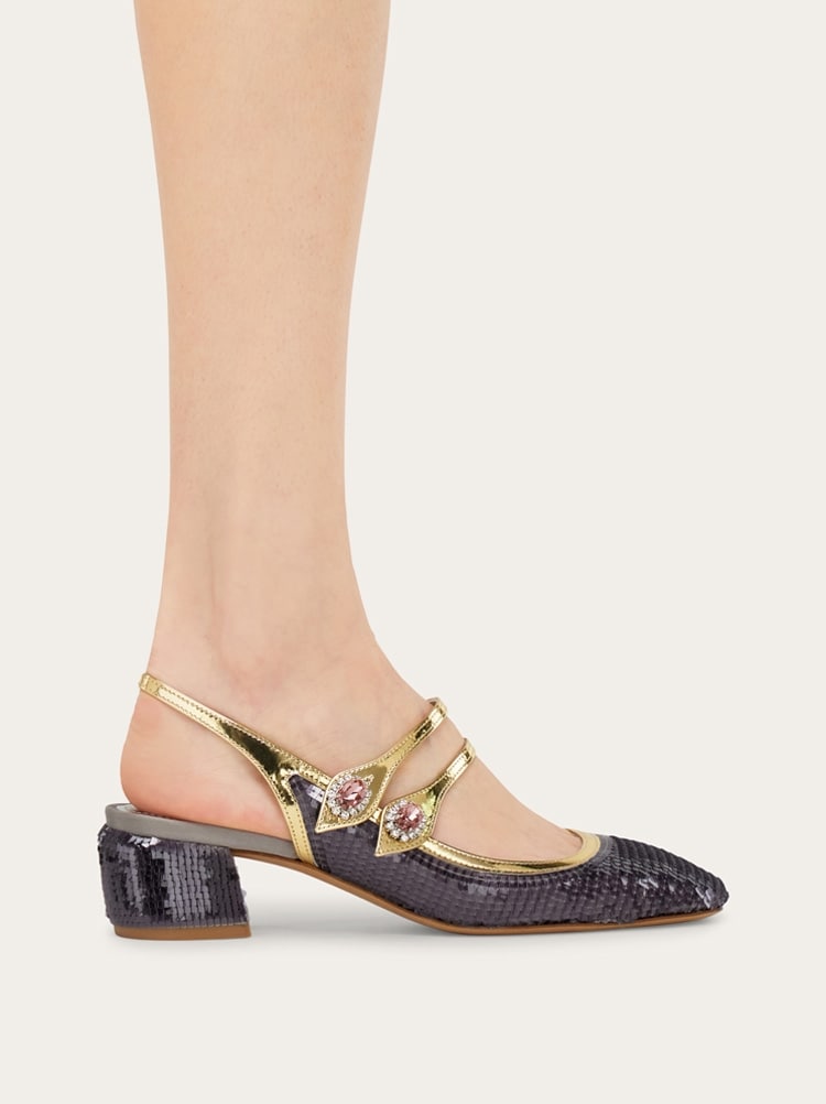 Sequin embellished slingback Gallery image 4