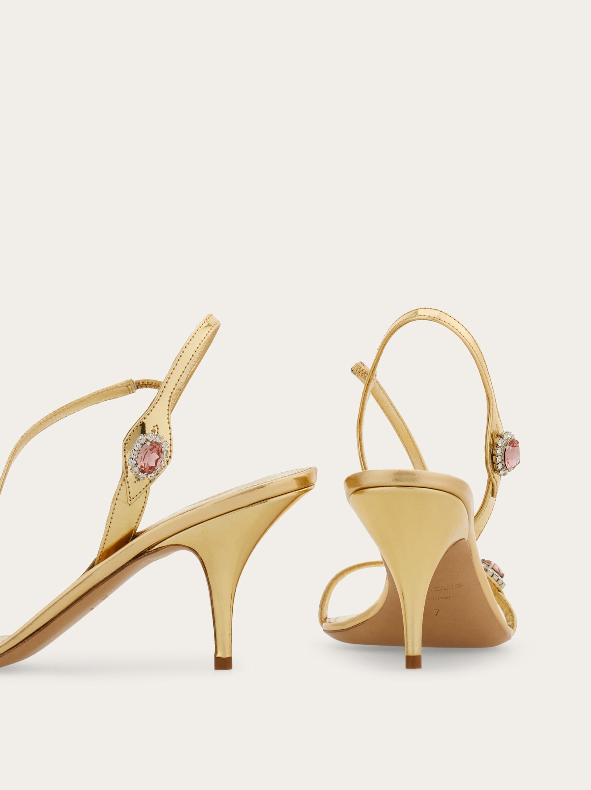 Crystal embellished sandal - Women | Ferragamo
