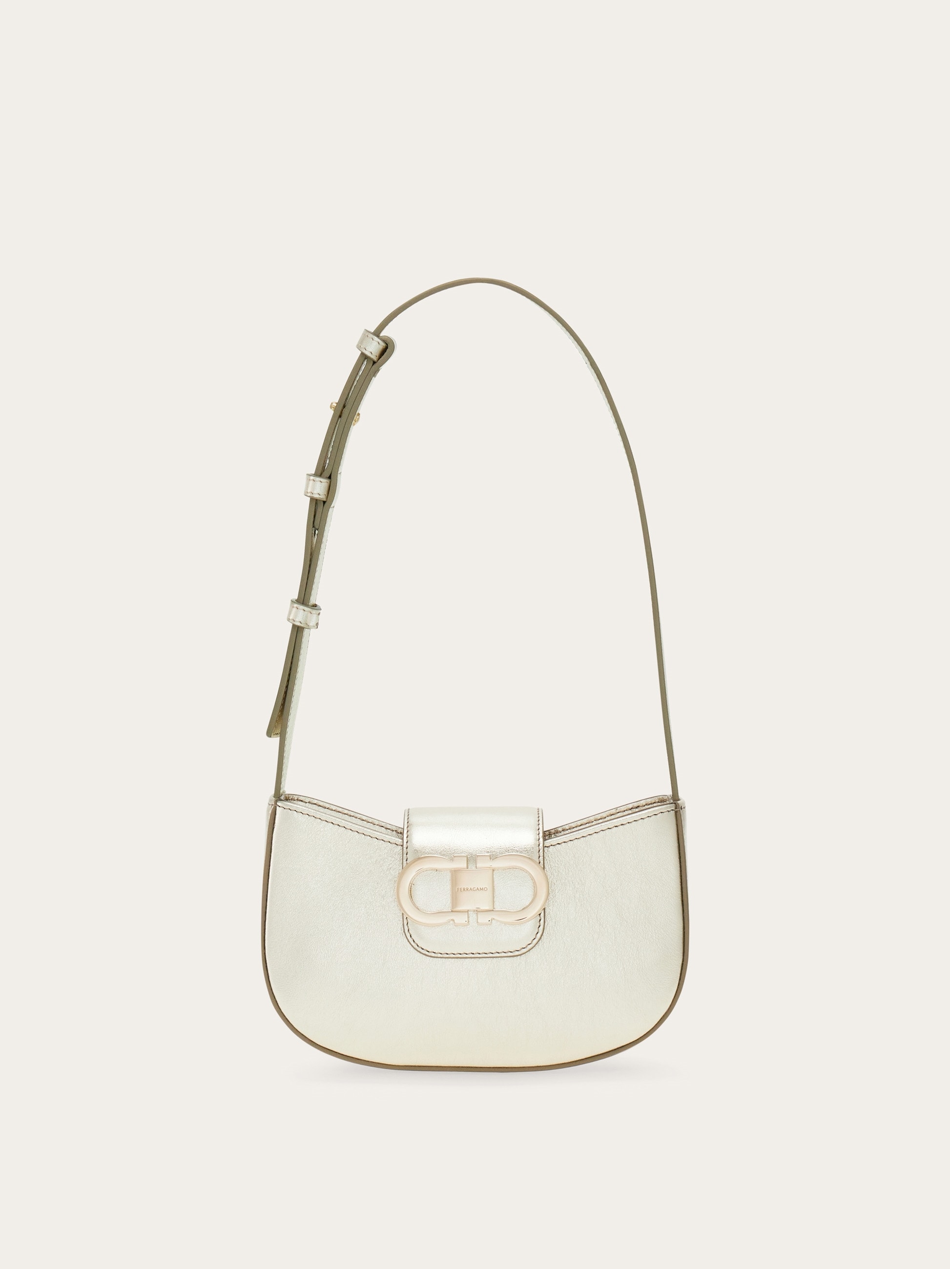 Double Gancini mini shoulder bag - Women | Ferragamo