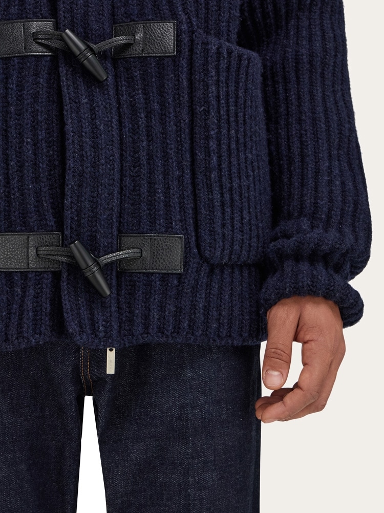 Wool blend duffle coat Gallery image 5