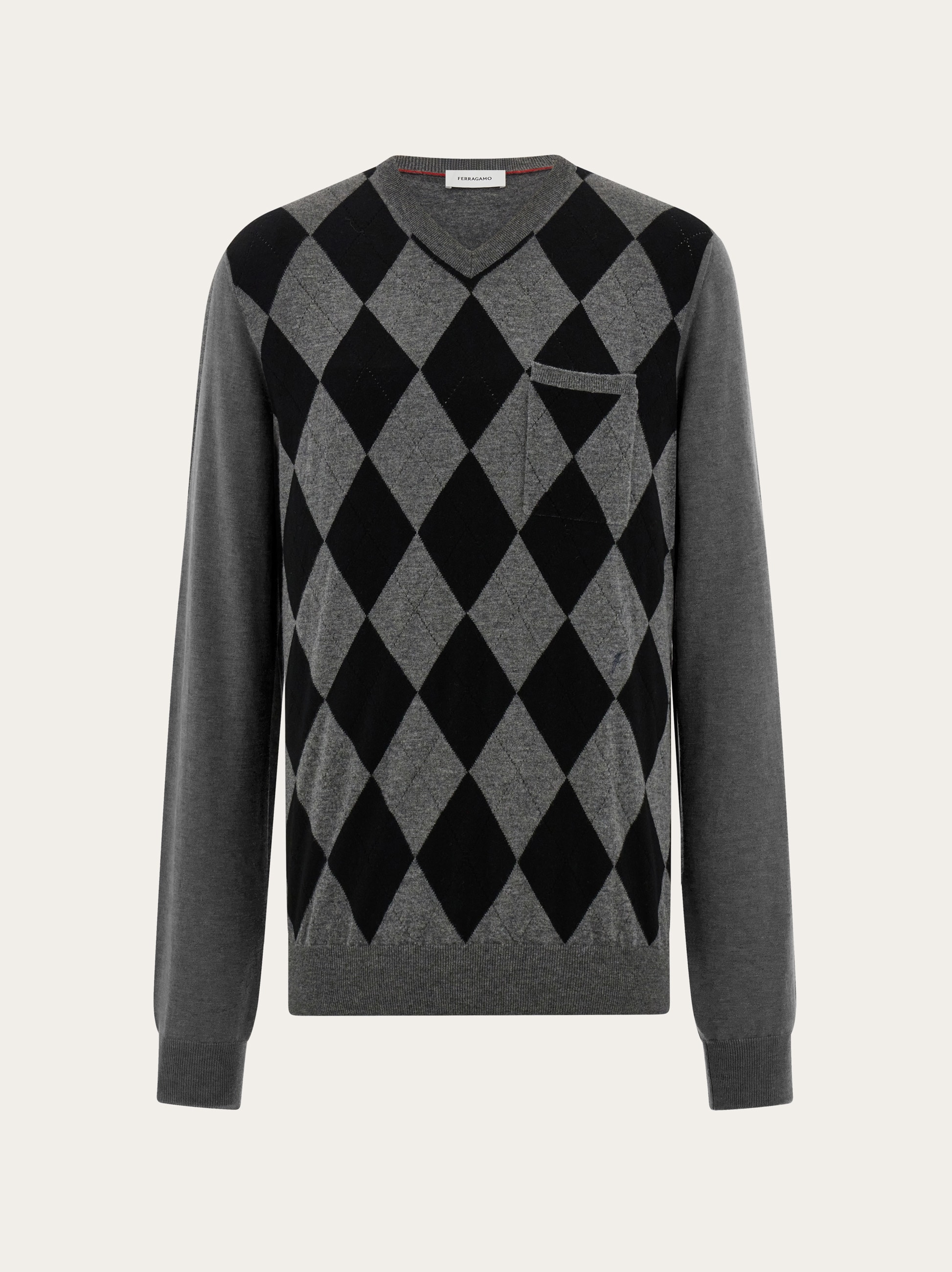 Salvatore Ferragamo ニットセーター V-neck sweater - Men | Ferragamo