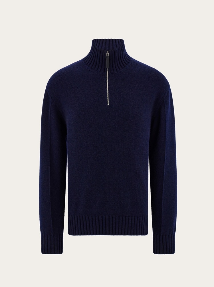High neck cashmere pullover Gallery image 1