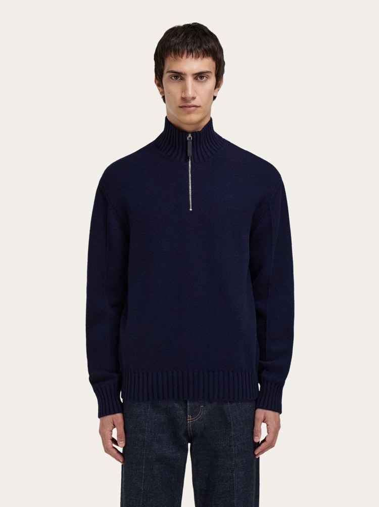 High neck cashmere pullover Gallery image 2