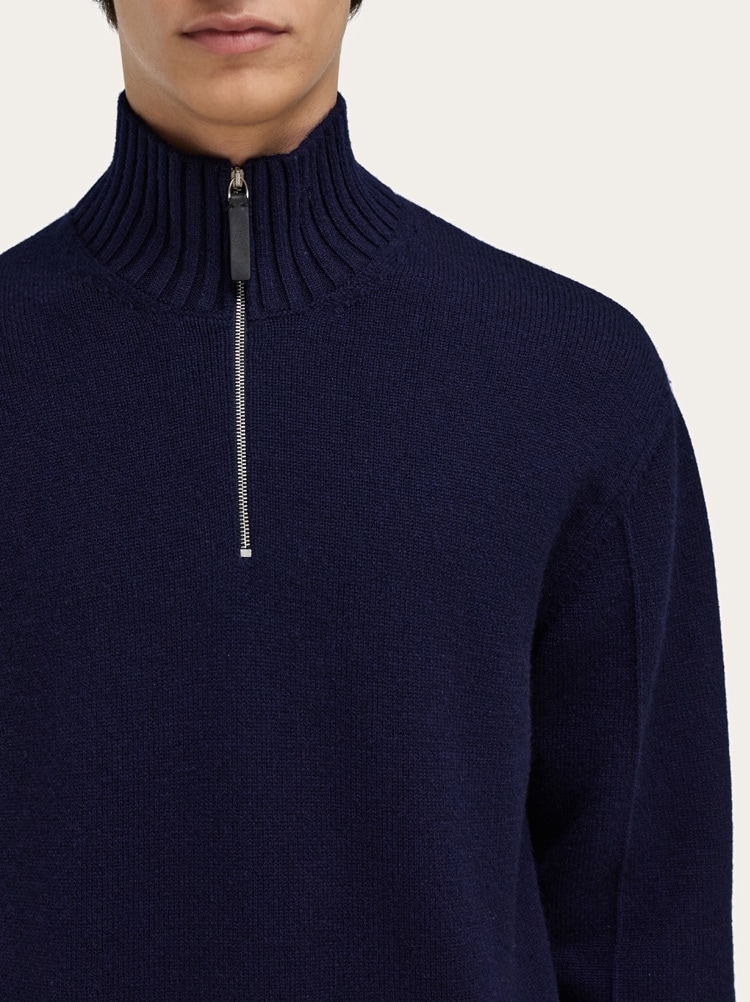 High neck cashmere pullover Gallery image 4