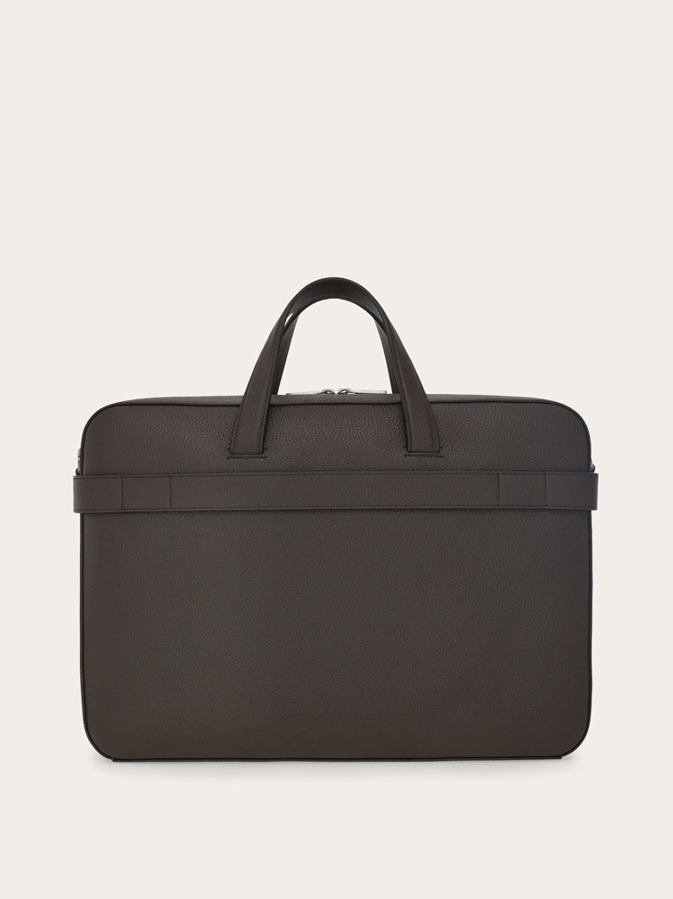 Briefcase with Gancini buckles (M) Gallery image 3