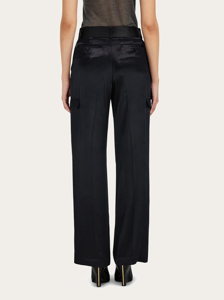Satin cargo trouser Gallery image 7