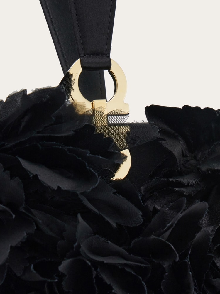 Mini clutch with floral detailing Gallery image 6