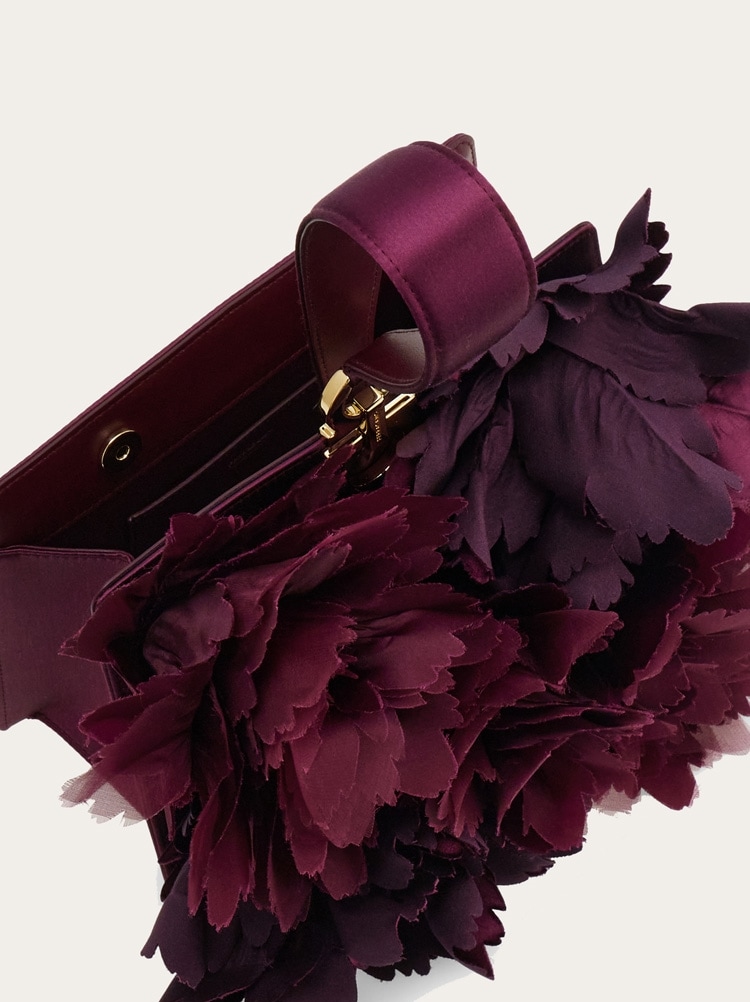 Mini clutch with floral detailing Gallery image 5