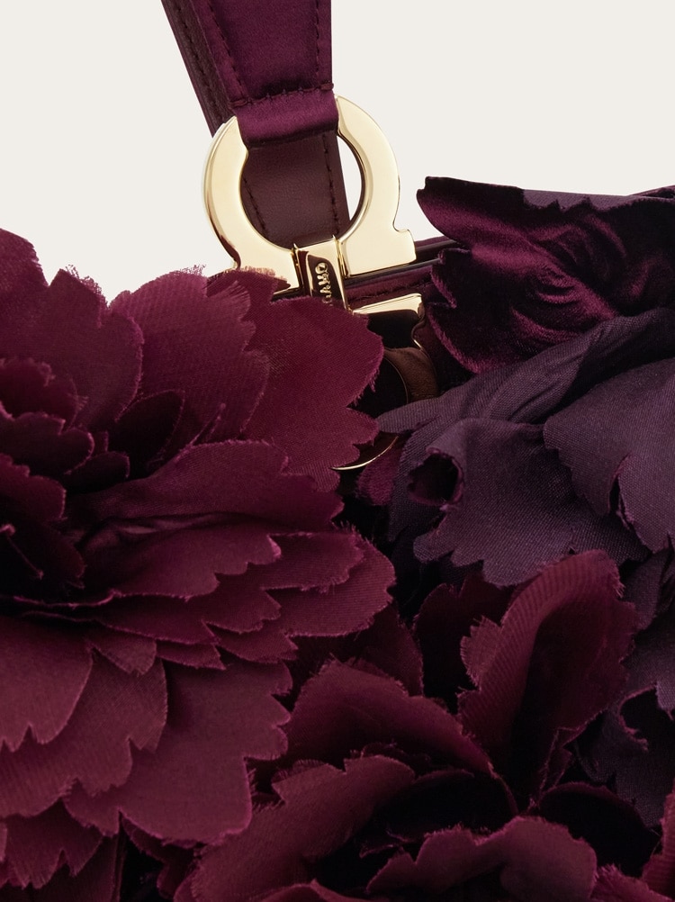 Mini clutch with floral detailing Gallery image 6