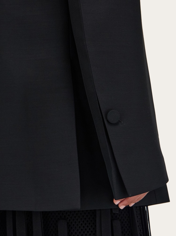 Double breasted tuxedo-inspired jacket Gallery image 5