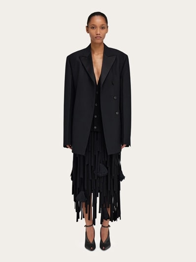 Double breasted tuxedo-inspired jacket - Women | Ferragamo