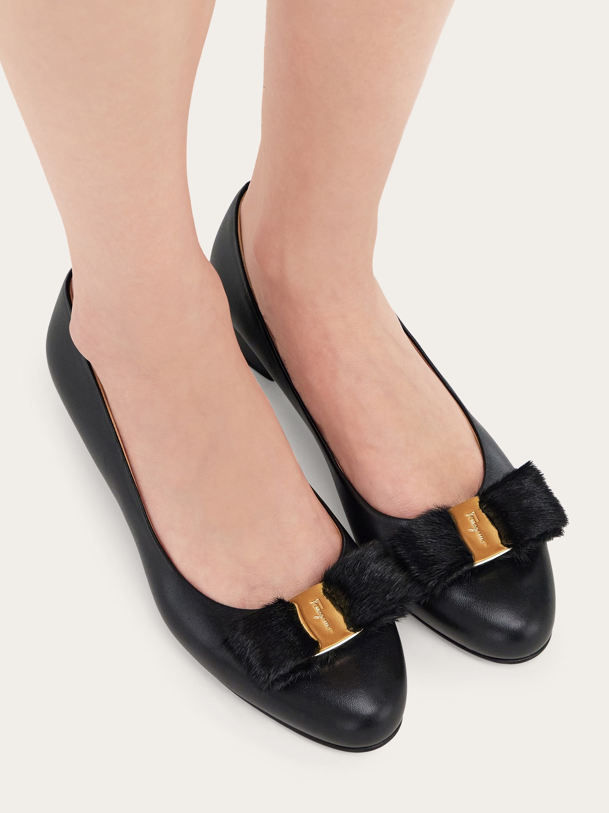 美品✨Salvatore Ferragamo ウエッジソール ヴァラ 23.5 ヴァラ - ウィメンズ | Ferragamo