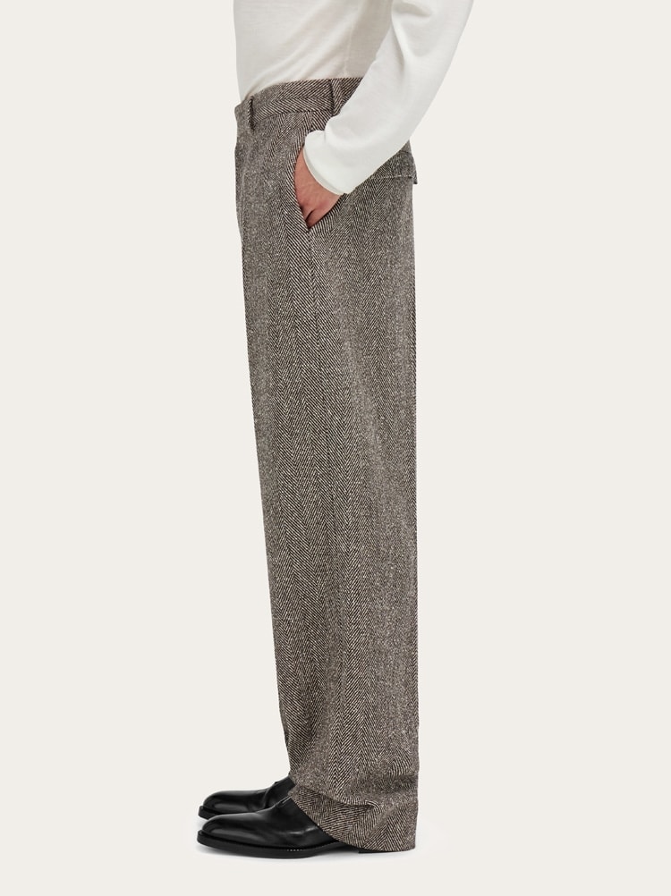 Wide legged chevron trouser Gallery image 3