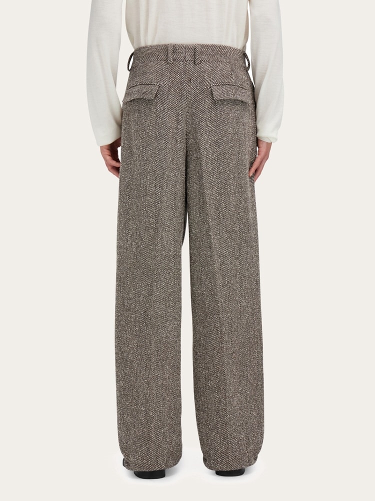 Wide legged chevron trouser Gallery image 4