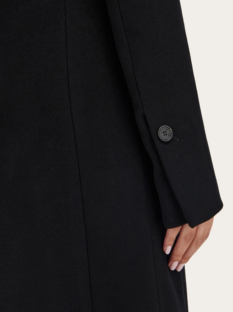 Fitted single breasted coat Gallery image 5
