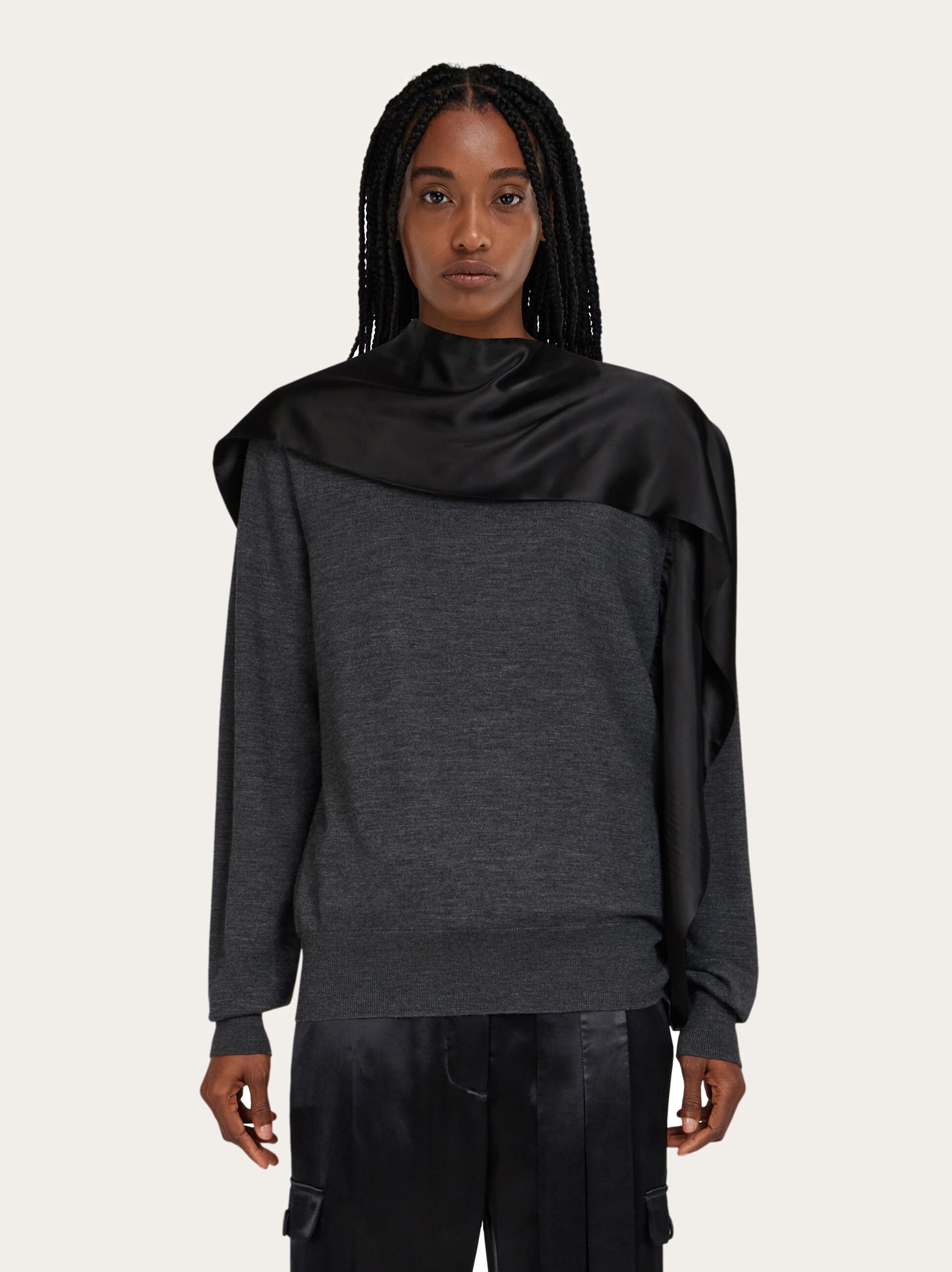 Scarf neck pullover - Women | Ferragamo