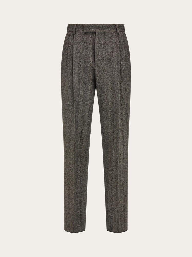 Pantalon haute couture à chevrons Gallery image 1
