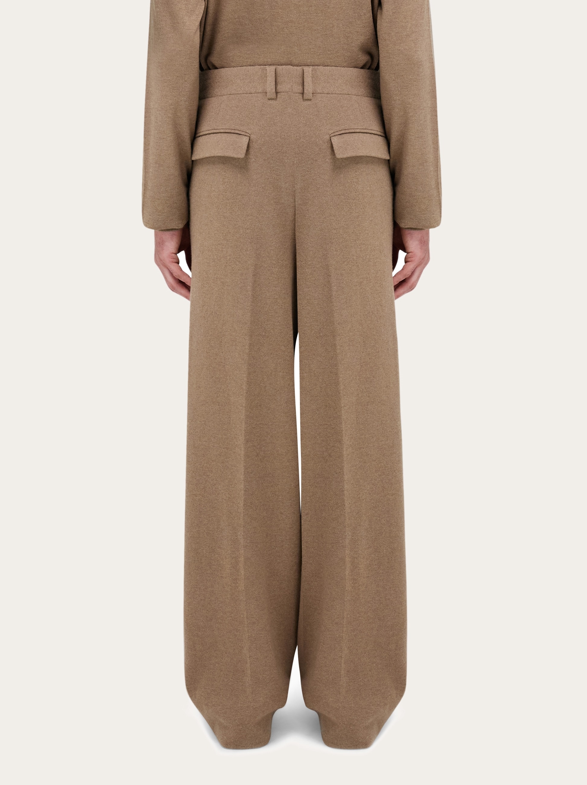 Jersey interlock tailored trouser - Men | Ferragamo
