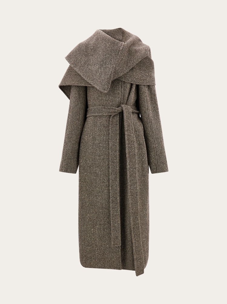 Oversize asymmetrical coat Gallery image 1