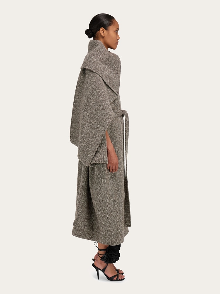 Oversize asymmetrical coat Gallery image 3