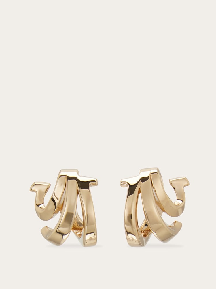 Triple Gancini earrings Gallery image 1