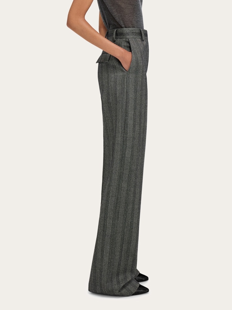 Pantalone sartoriale in chevron Gallery image 3