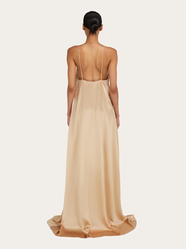 Satin slip dress Gallery image 4