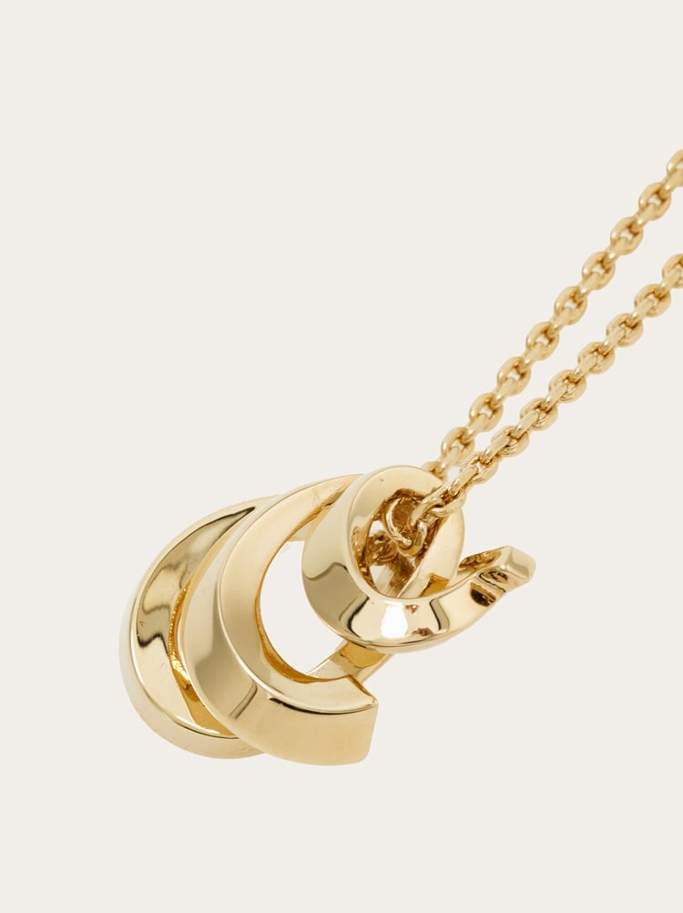 Triple Gancini pendant necklace Gallery image 2
