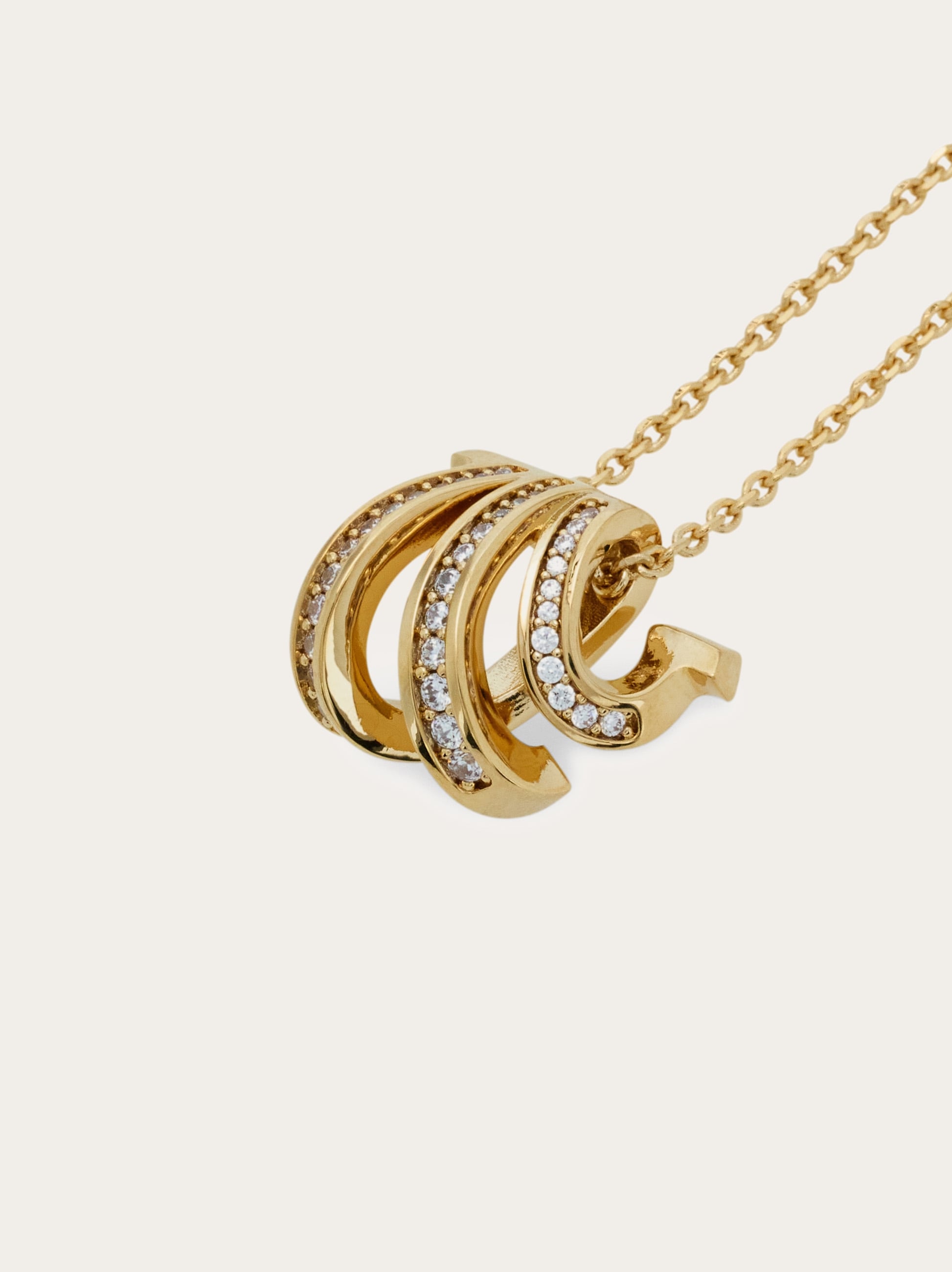 ガンチーニ 3Dクリスタルネックレス Gancini 3D crystals necklace - Women | Ferragamo