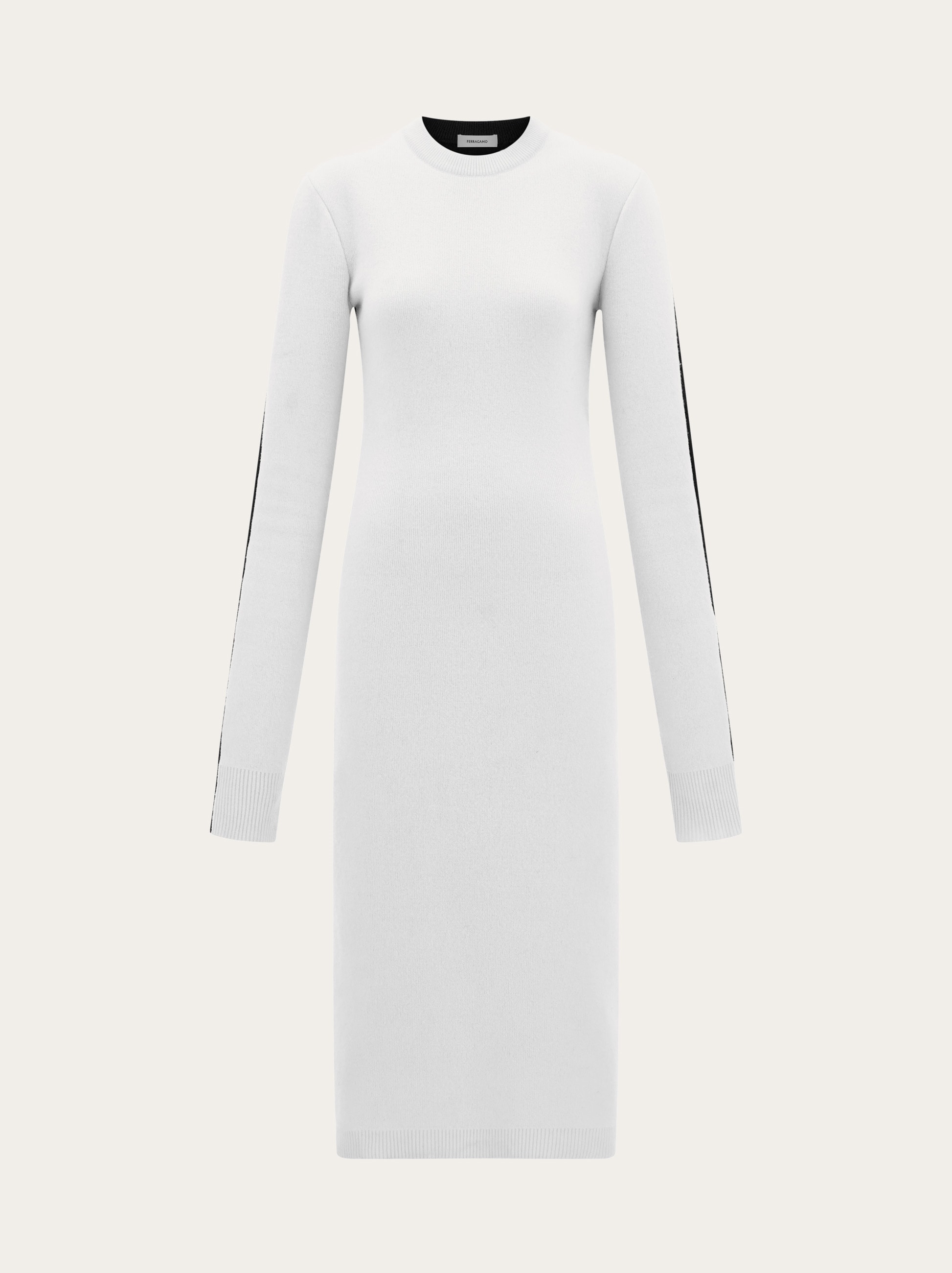 Two tone knitted dress - Women | Ferragamo