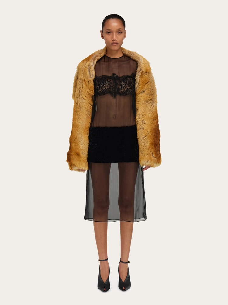 Shift dress with inlay details Gallery image 8
