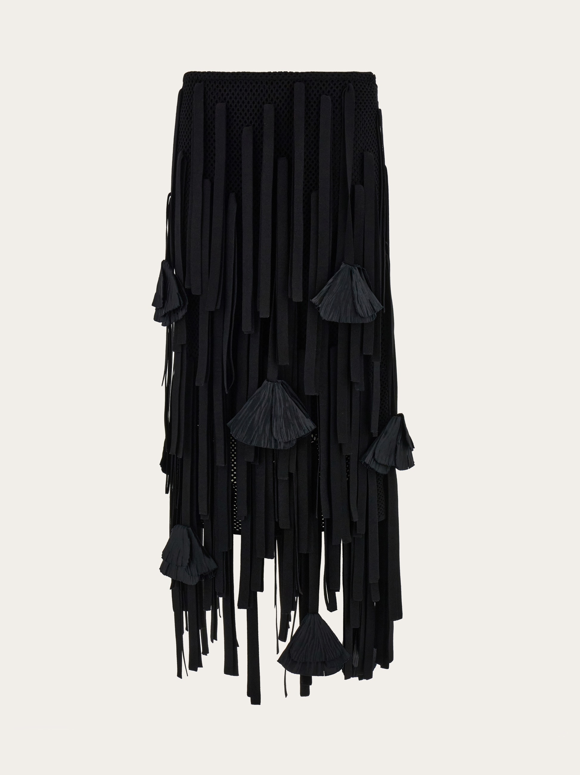 Mesh skirt with flower detail - Women | Ferragamo