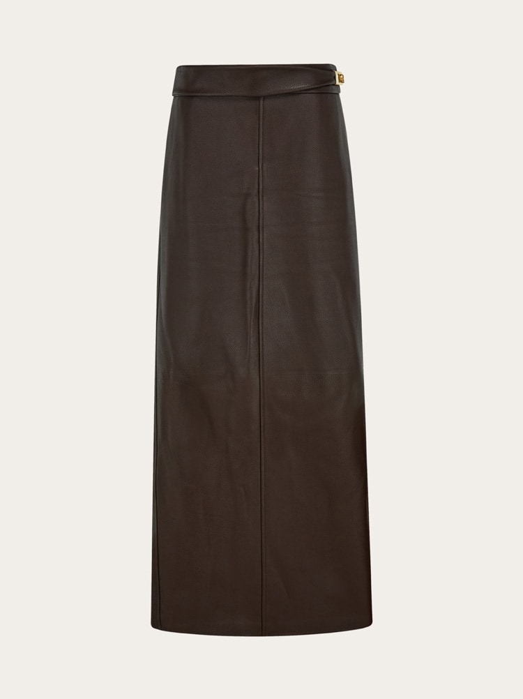 スカート SALVATORE FERRAGAMO Skirt Longline nappa skirt - Women | Ferragamo