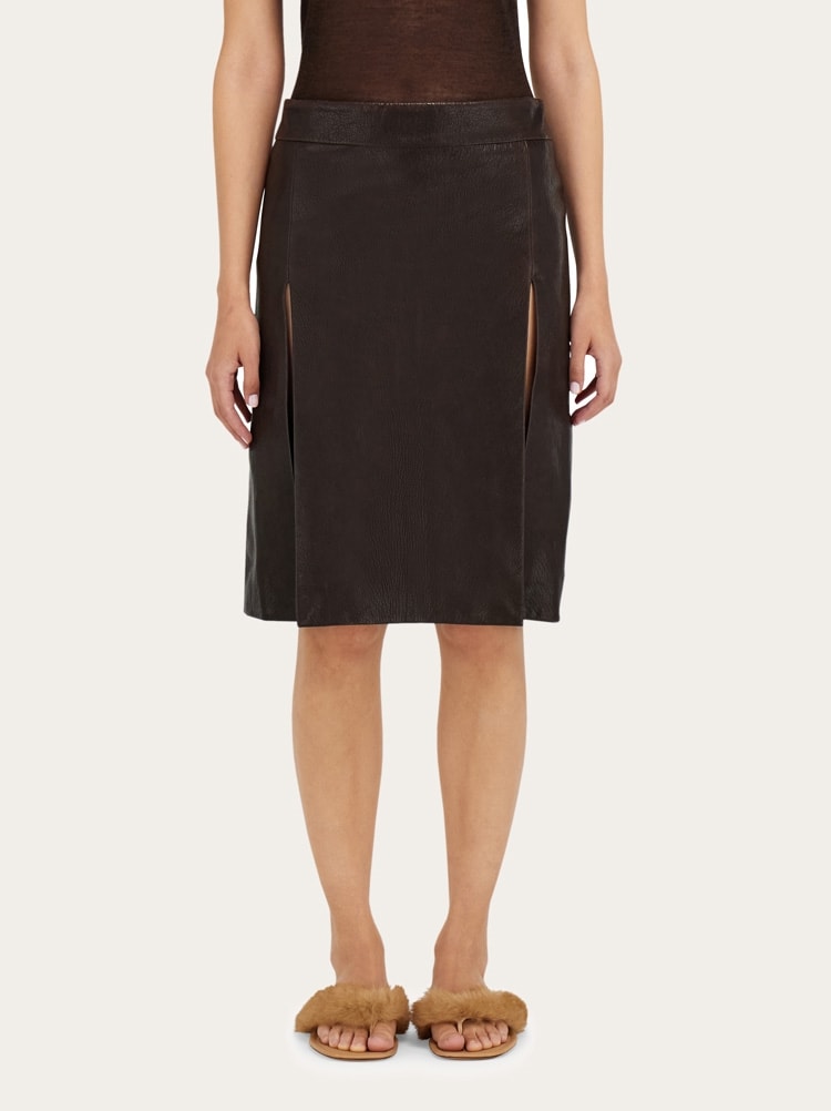 Jupe en cuir Gallery image 2