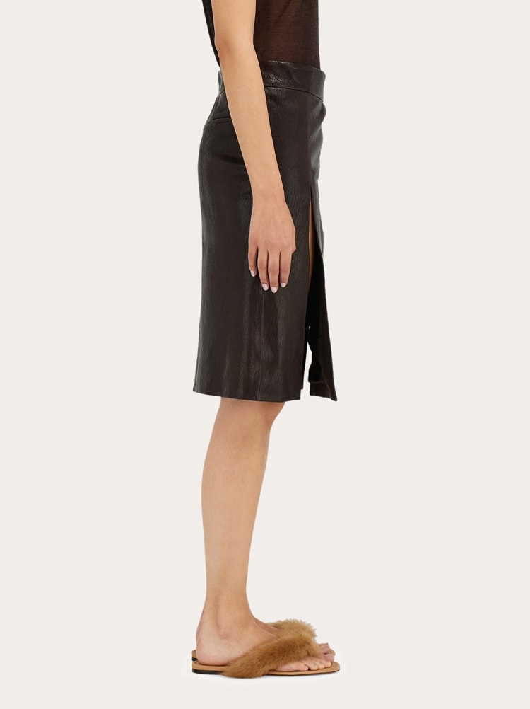 Jupe en cuir Gallery image 3