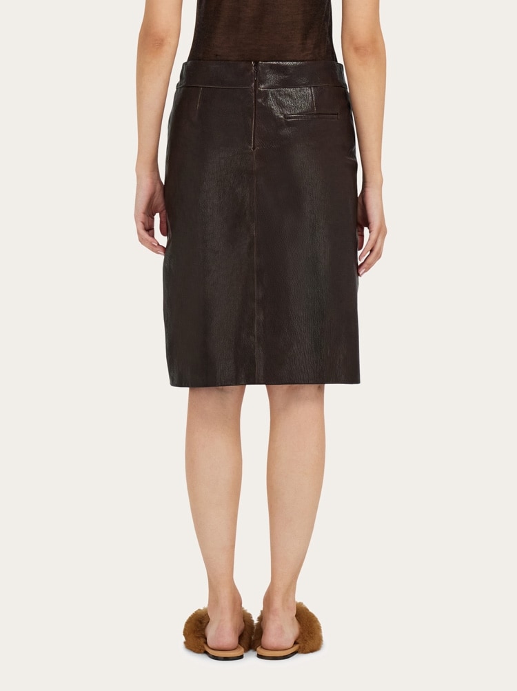 Jupe en cuir Gallery image 4