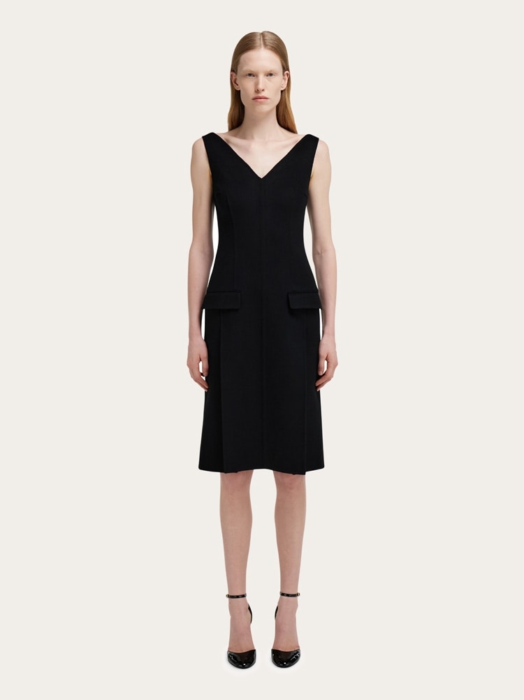 Cashmere blend sleeveless dress Gallery image 2