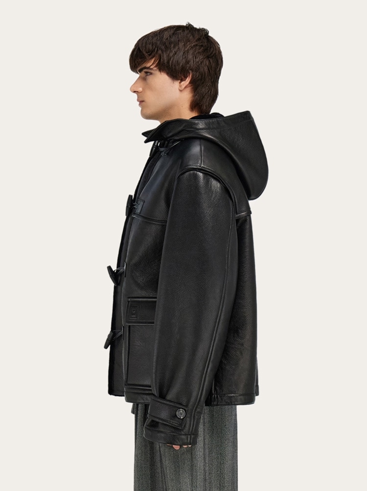 Deerskin padded blouson Gallery image 3